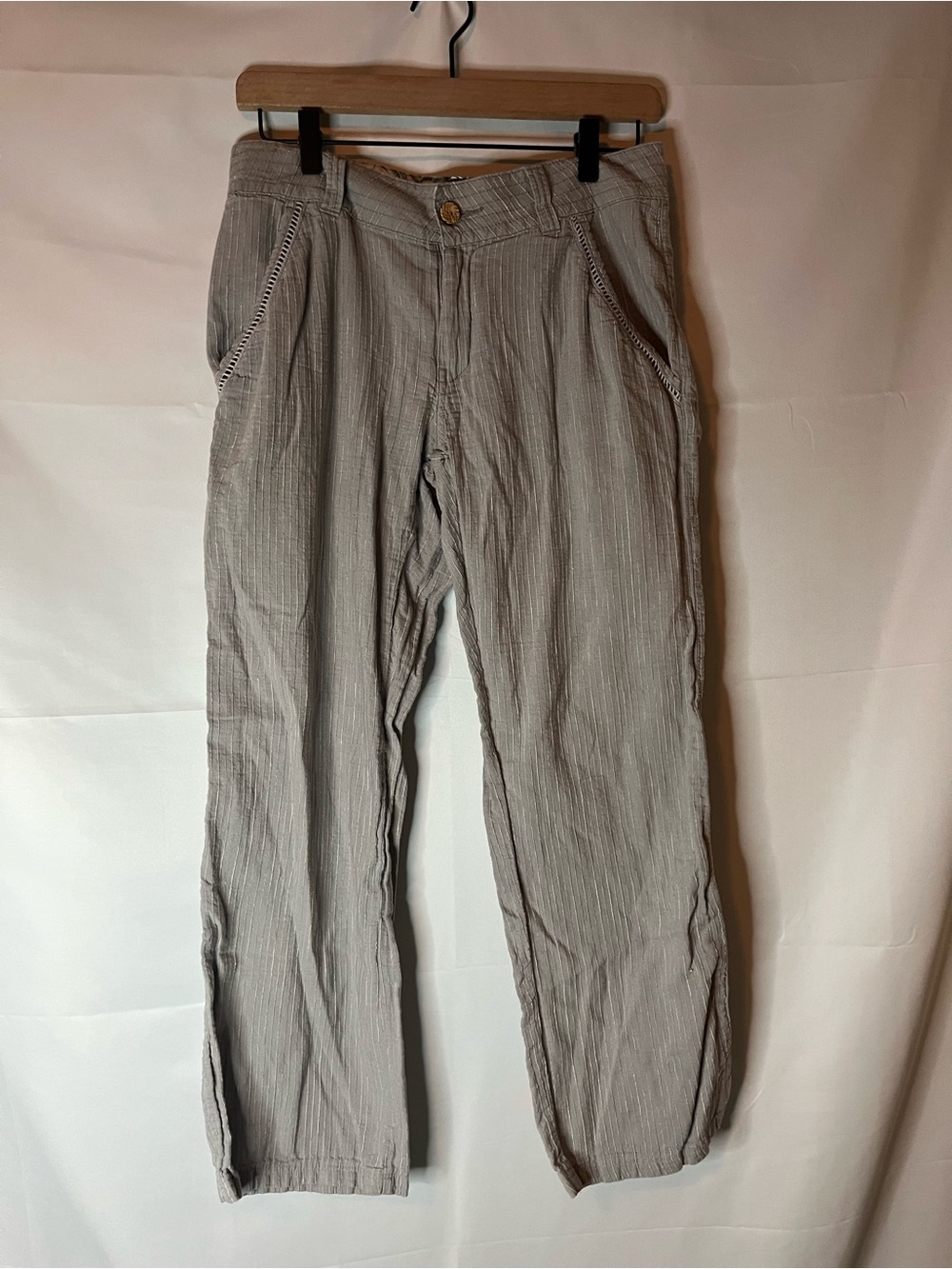 Mountain Khakis Women's Light Gray Relaxed Straight Trousers